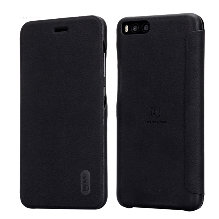 Lenuo for  Xiaomi Mi Note 3 PU+PC Litchi Texture Horizontal Flip Leather Case Cover with Card Slot