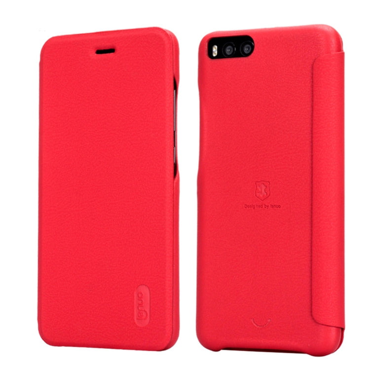 Lenuo for  Xiaomi Mi Note 3 PU+PC Litchi Texture Horizontal Flip Leather Case Cover with Card Slot