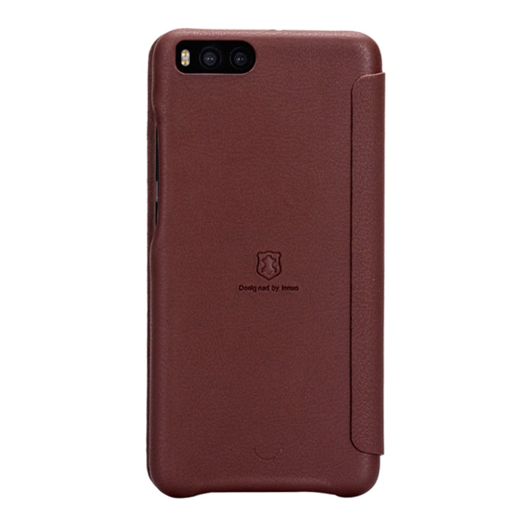 Lenuo for  Xiaomi Mi Note 3 PU+PC Litchi Texture Horizontal Flip Leather Case Cover with Card Slot
