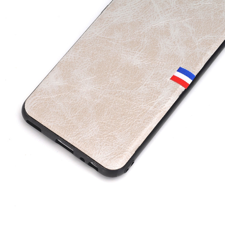 For Huawei  P10 PU Leather Crazy Horse Texture Flag Detail Protective Back Case