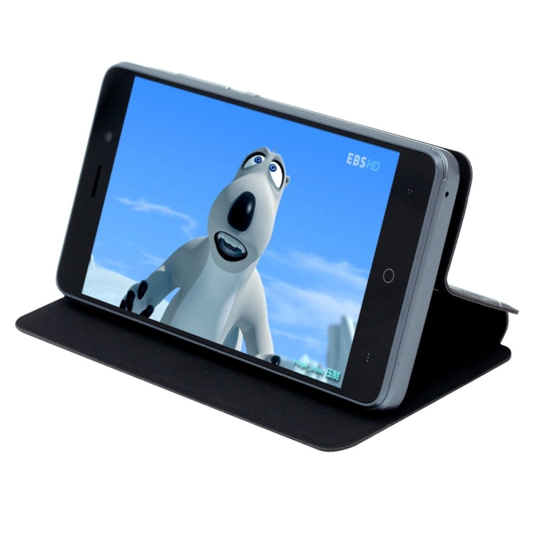 LEAGOO for Z1 (MPH0232) Horizontal Flip Leather Case with Holder(Black)