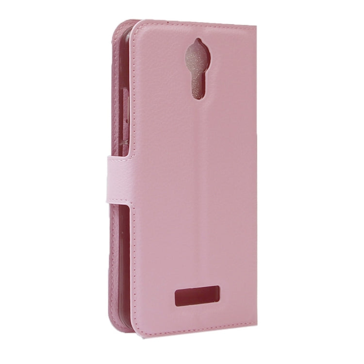 For Acer Liquid Zest Plus / Z628 Litchi Texture Horizontal Flip Leather Case with Magnetic Buckle & Holder & Card Slots & Wallet