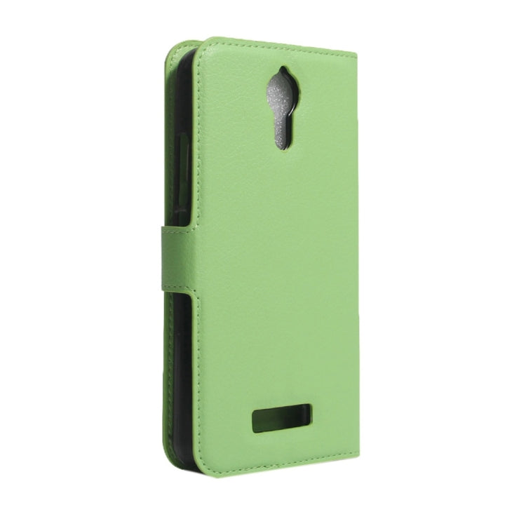 For Acer Liquid Zest Plus / Z628 Litchi Texture Horizontal Flip Leather Case with Magnetic Buckle & Holder & Card Slots & Wallet