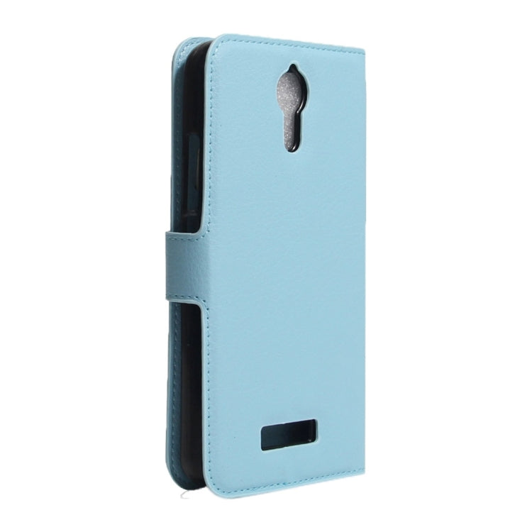 For Acer Liquid Zest Plus / Z628 Litchi Texture Horizontal Flip Leather Case with Magnetic Buckle & Holder & Card Slots & Wallet