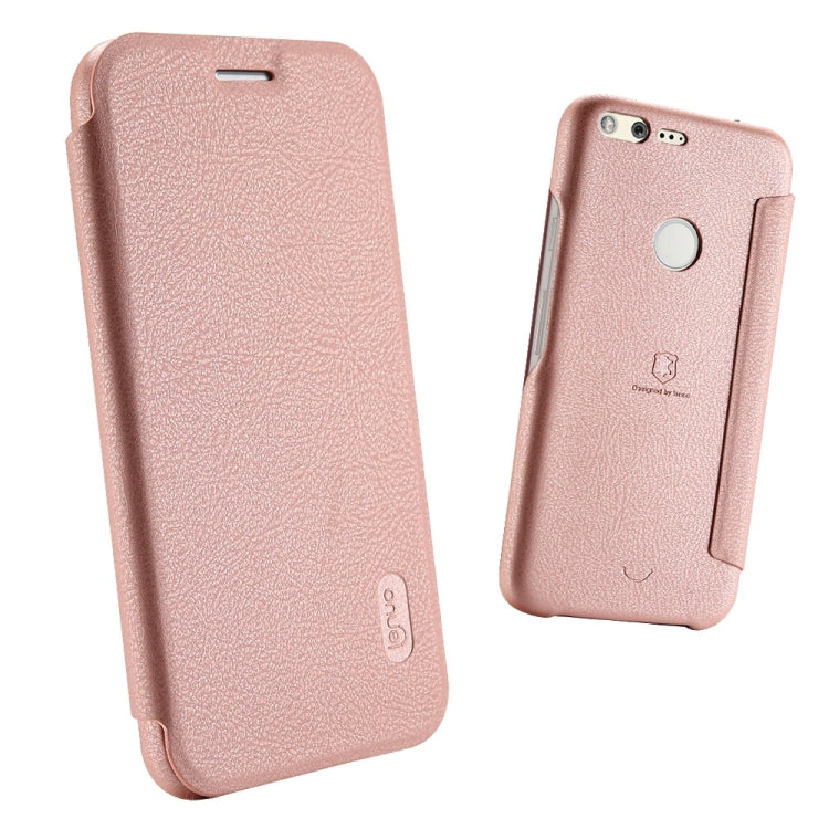 Lenuo for Google Pixel PU+PC  Litchi Texture Horizontal Flip Leather Case with