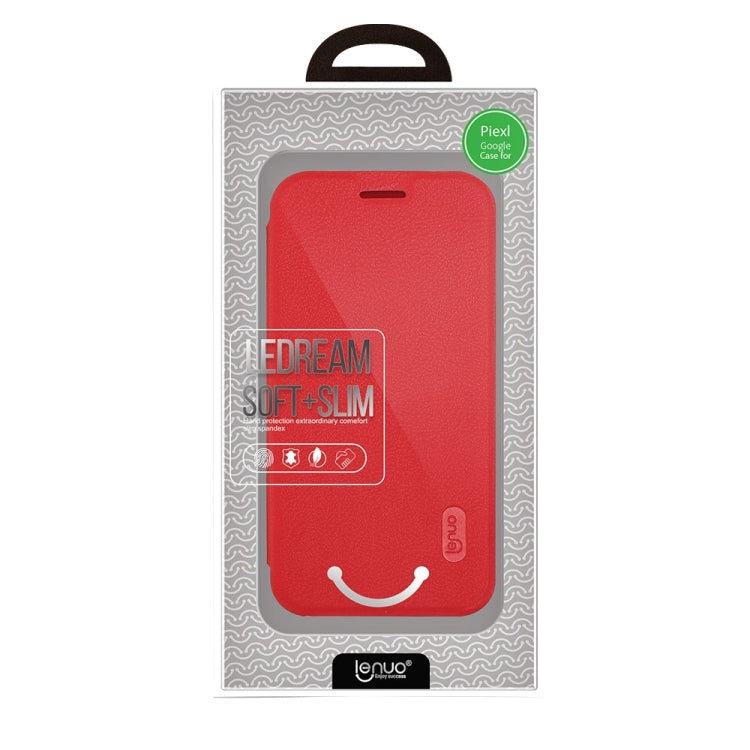 Lenuo for Google Pixel PU+PC  Litchi Texture Horizontal Flip Leather Case with