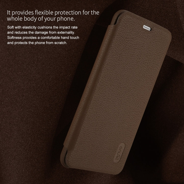 Lenuo for  Huawei P10 PU+PC Litchi Texture Horizontal Flip Leather Case with Card Slots