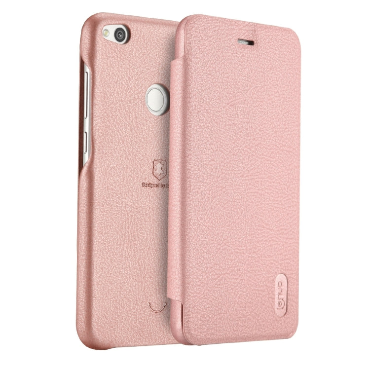 Lenuo for  Huawei P8 Lite 2017 PU+PC Litchi Texture Horizontal Flip Leather Case with Card Slots