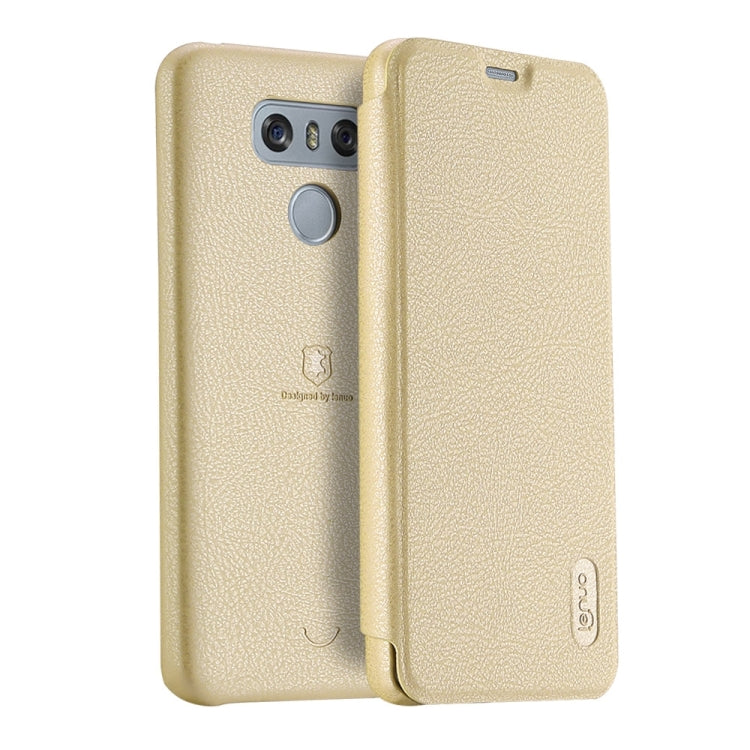 Lenuo for LG G6 PU+PC Litchi Texture Horizontal Flip Leather Case with Card Slots