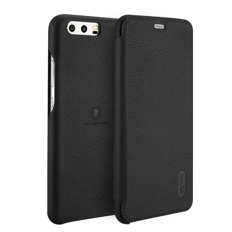 Lenuo for  Huawei P10 Plus PU+PC Litchi Texture Horizontal Flip Leather Case with Card Slots