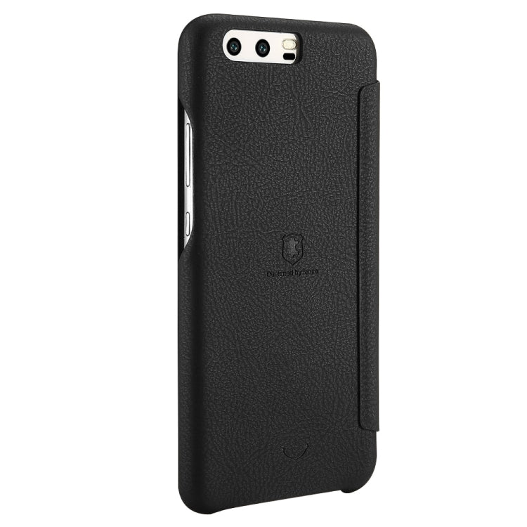 Lenuo for  Huawei P10 Plus PU+PC Litchi Texture Horizontal Flip Leather Case with Card Slots