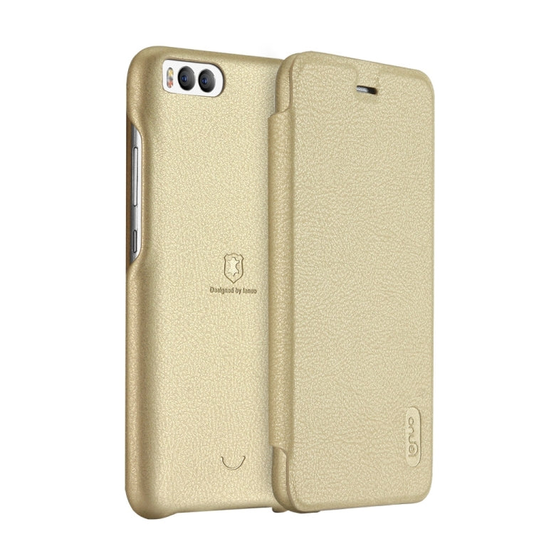 Lenuo for  Xiaomi Mi 6 PU+PC Litchi Texture Horizontal Flip Leather Case with Card Slots