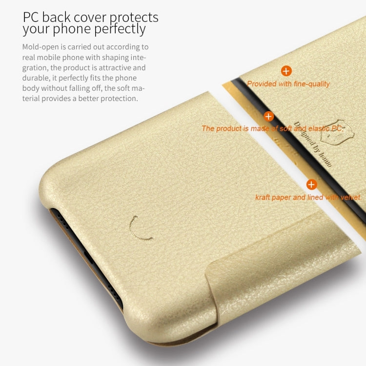 Lenuo for  Xiaomi Mi 6 PU+PC Litchi Texture Horizontal Flip Leather Case with Card Slots