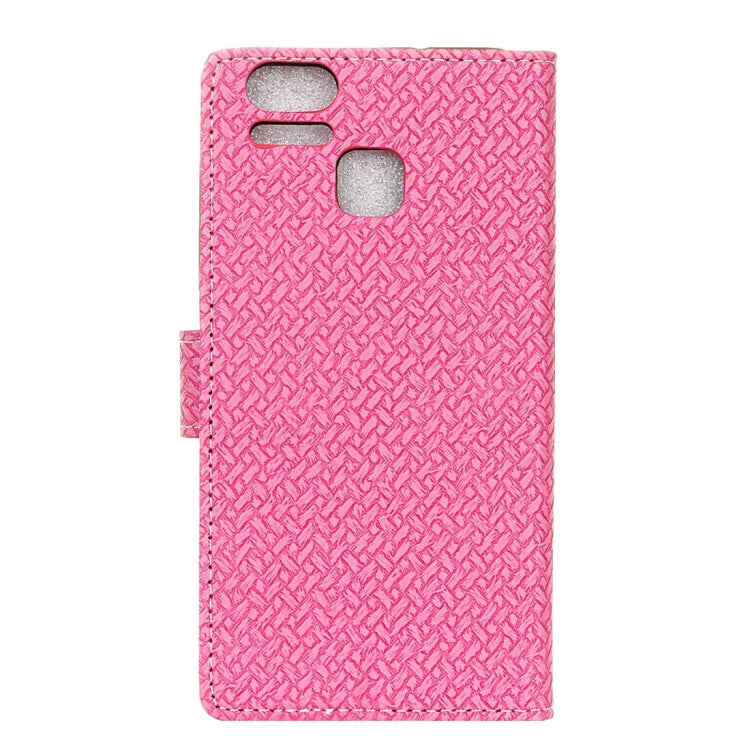 For ASUS ZenFone 3 Zoom / ZE553KL Knit Texture Horizontal Flip Leather Case with Holder & Card Slots & Wallet & Photo Frame