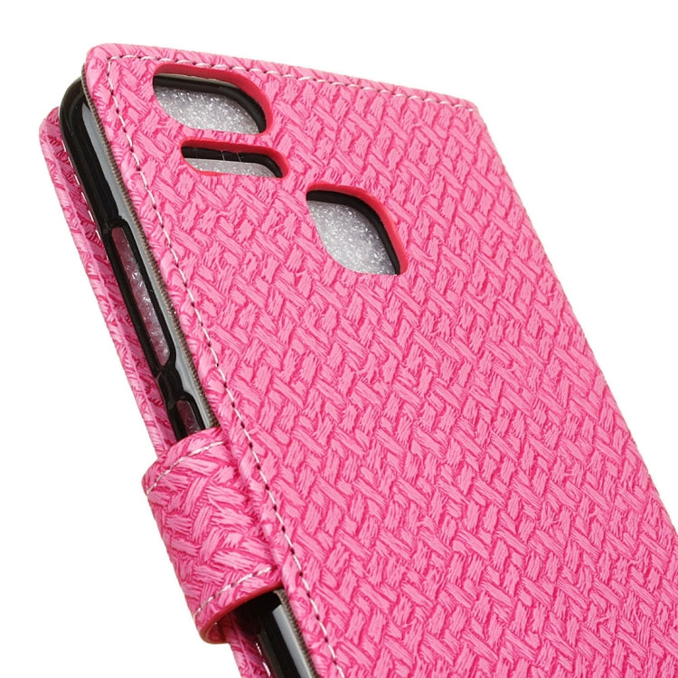 For ASUS ZenFone 3 Zoom / ZE553KL Knit Texture Horizontal Flip Leather Case with Holder & Card Slots & Wallet & Photo Frame