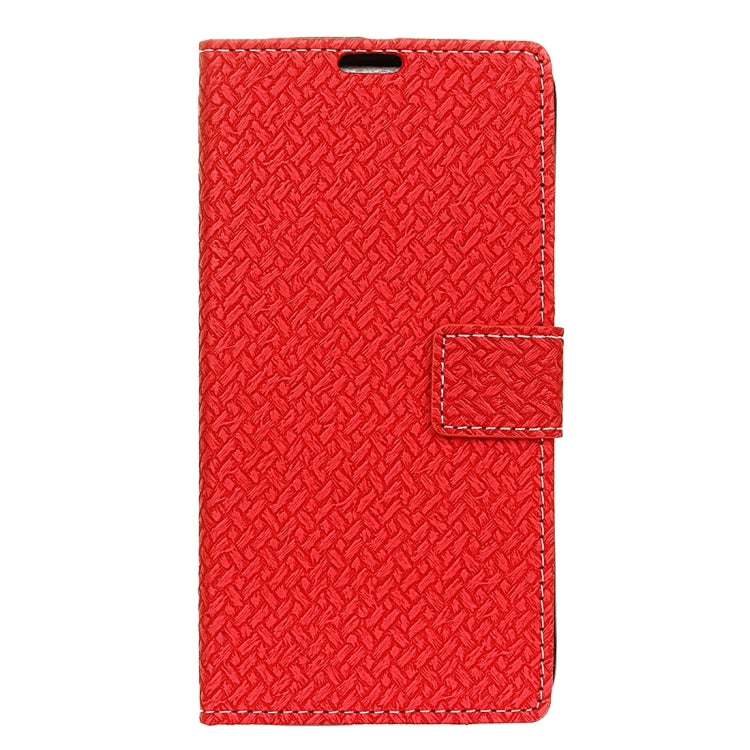 For ASUS ZenFone 3 Zoom / ZE553KL Knit Texture Horizontal Flip Leather Case with Holder & Card Slots & Wallet & Photo Frame
