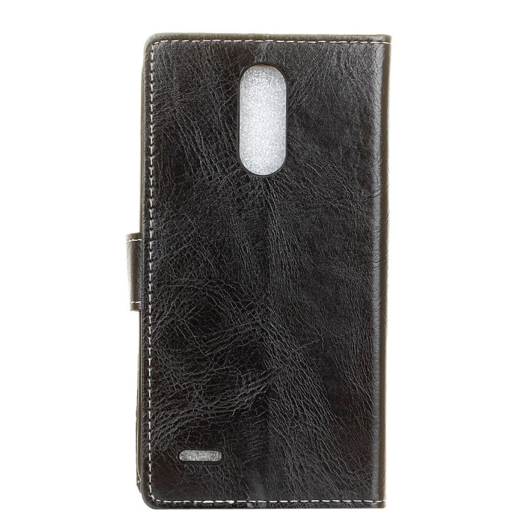 For LG K8 (2017) (EU Version) Retro Crazy Horse Texture Horizontal Flip Leather Case with Holder & Card Slots & Wallet & Photo Frame