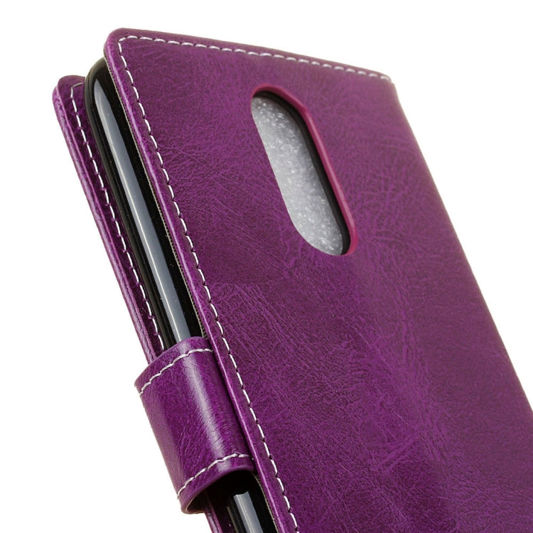 For LG K8 (2017) (EU Version) Retro Crazy Horse Texture Horizontal Flip Leather Case with Holder & Card Slots & Wallet & Photo Frame