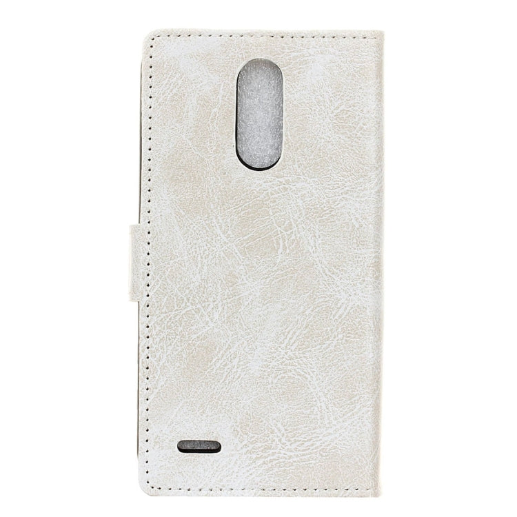 For LG K8 (2017) (EU Version) Retro Crazy Horse Texture Horizontal Flip Leather Case with Holder & Card Slots & Wallet & Photo Frame