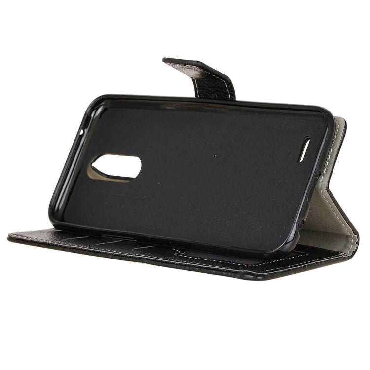 For LG K10 (2017) (EU Version) Litchi Texture Horizontal Flip Leather Case with Holder & Card Slots & Wallet & Photo Frame