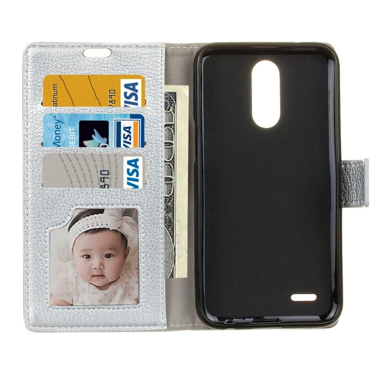 For LG K10 (2017) (EU Version) Litchi Texture Horizontal Flip Leather Case with Holder & Card Slots & Wallet & Photo Frame