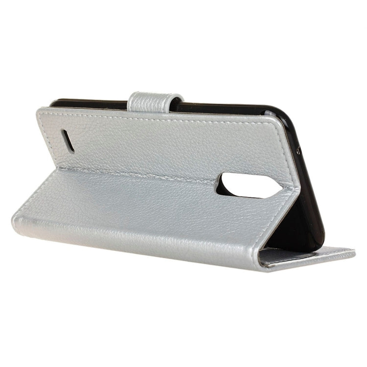 For LG K10 (2017) (EU Version) Litchi Texture Horizontal Flip Leather Case with Holder & Card Slots & Wallet & Photo Frame