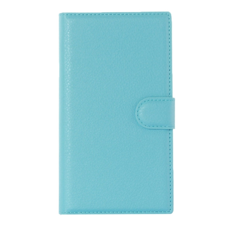 For Blackberry Priv Litchi Texture Horizontal Flip Leather Case with Magnetic Buckle & Holder & Card Slots & Wallet