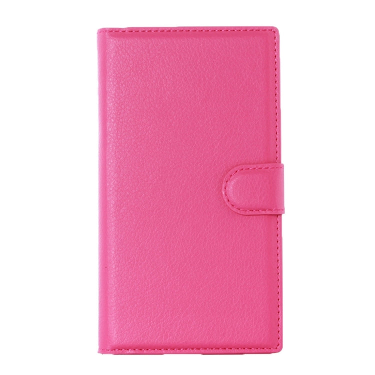 For Blackberry Priv Litchi Texture Horizontal Flip Leather Case with Magnetic Buckle & Holder & Card Slots & Wallet