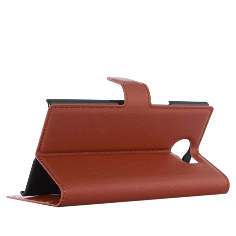 For Blackberry Priv Litchi Texture Horizontal Flip Leather Case with Magnetic Buckle & Holder & Card Slots & Wallet