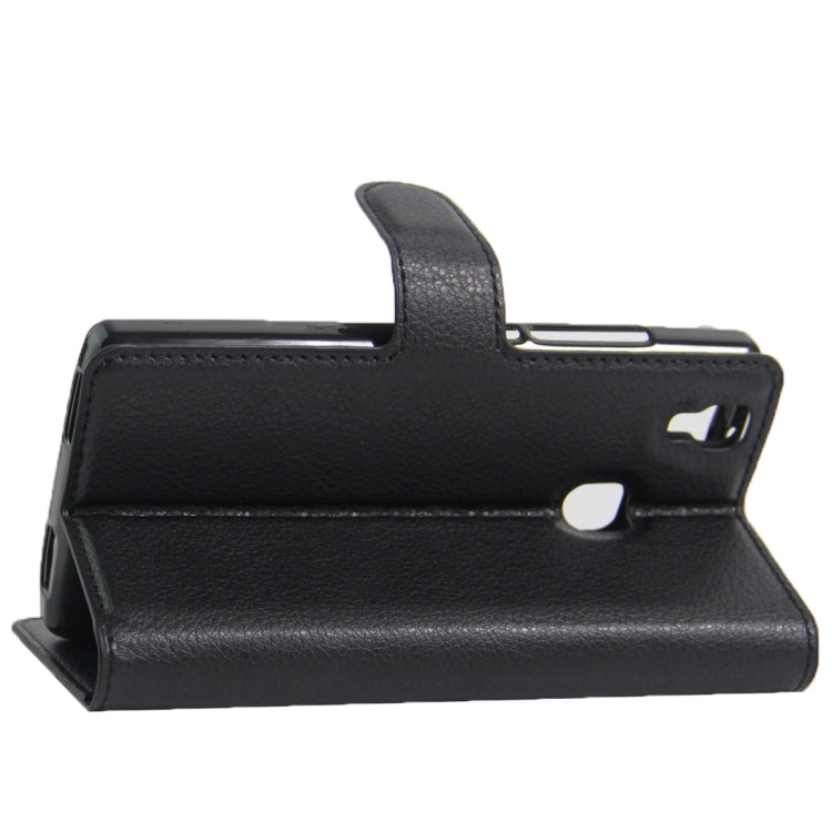 For DOOGEE X5 MAX Litchi Texture Horizontal Flip Leather Case with Magnetic Buckle & Holder & Card Slots & Wallet