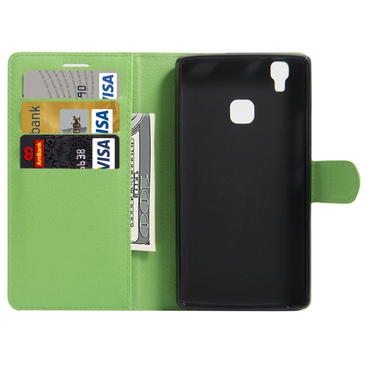 For DOOGEE X5 MAX Litchi Texture Horizontal Flip Leather Case with Magnetic Buckle & Holder & Card Slots & Wallet