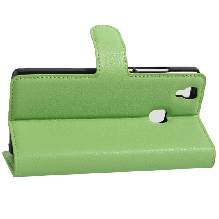 For DOOGEE X5 MAX Litchi Texture Horizontal Flip Leather Case with Magnetic Buckle & Holder & Card Slots & Wallet