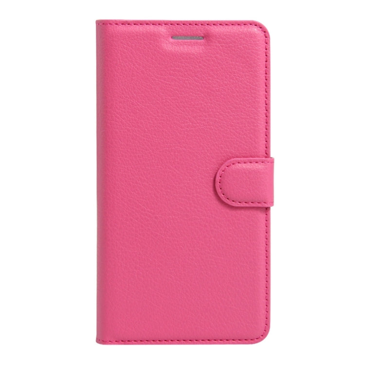For DOOGEE X5 MAX Litchi Texture Horizontal Flip Leather Case with Magnetic Buckle & Holder & Card Slots & Wallet