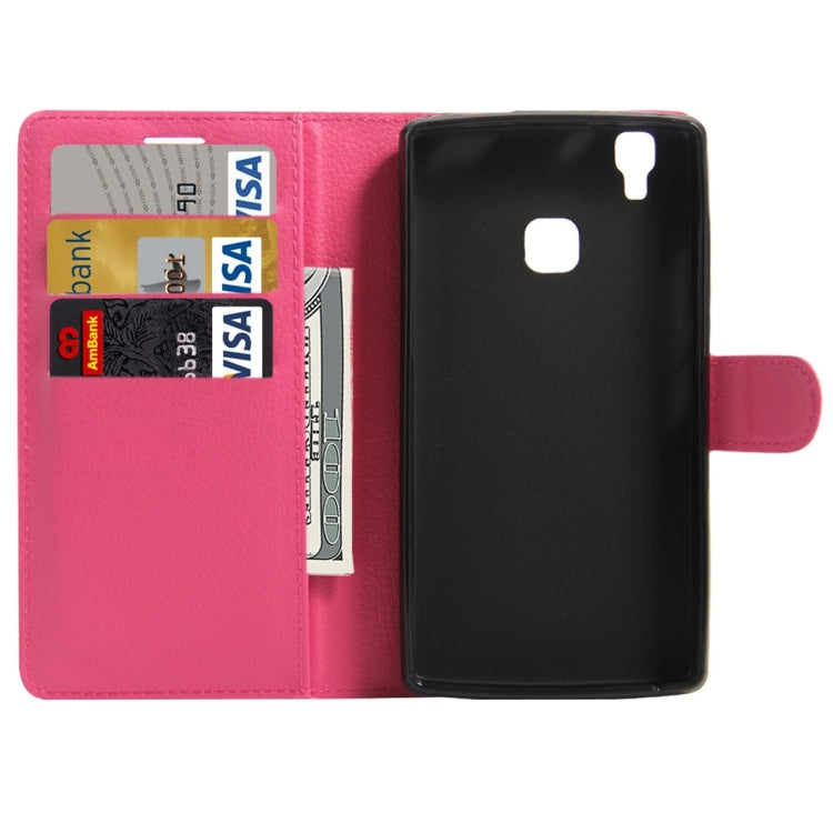 For DOOGEE X5 MAX Litchi Texture Horizontal Flip Leather Case with Magnetic Buckle & Holder & Card Slots & Wallet
