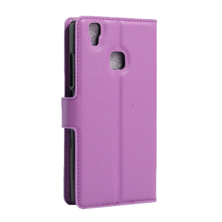 For DOOGEE X5 MAX Litchi Texture Horizontal Flip Leather Case with Magnetic Buckle & Holder & Card Slots & Wallet