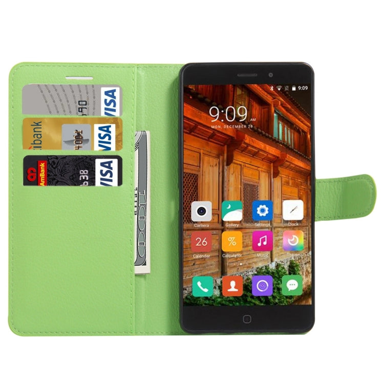 For Elephone  P9000 Litchi Texture Horizontal Flip Leather Case with Magnetic Buckle & Holder & Card Slots & Wallet