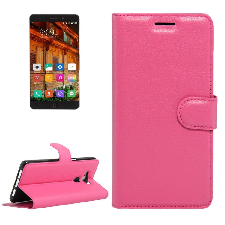 For Elephone  P9000 Litchi Texture Horizontal Flip Leather Case with Magnetic Buckle & Holder & Card Slots & Wallet