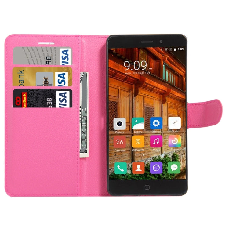 For Elephone  P9000 Litchi Texture Horizontal Flip Leather Case with Magnetic Buckle & Holder & Card Slots & Wallet
