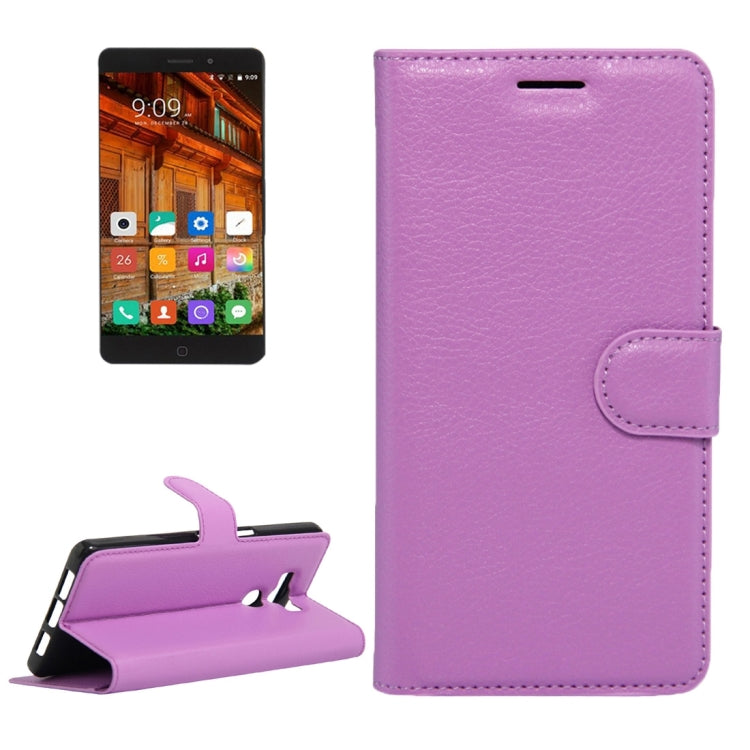 For Elephone  P9000 Litchi Texture Horizontal Flip Leather Case with Magnetic Buckle & Holder & Card Slots & Wallet
