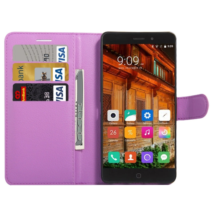 For Elephone  P9000 Litchi Texture Horizontal Flip Leather Case with Magnetic Buckle & Holder & Card Slots & Wallet
