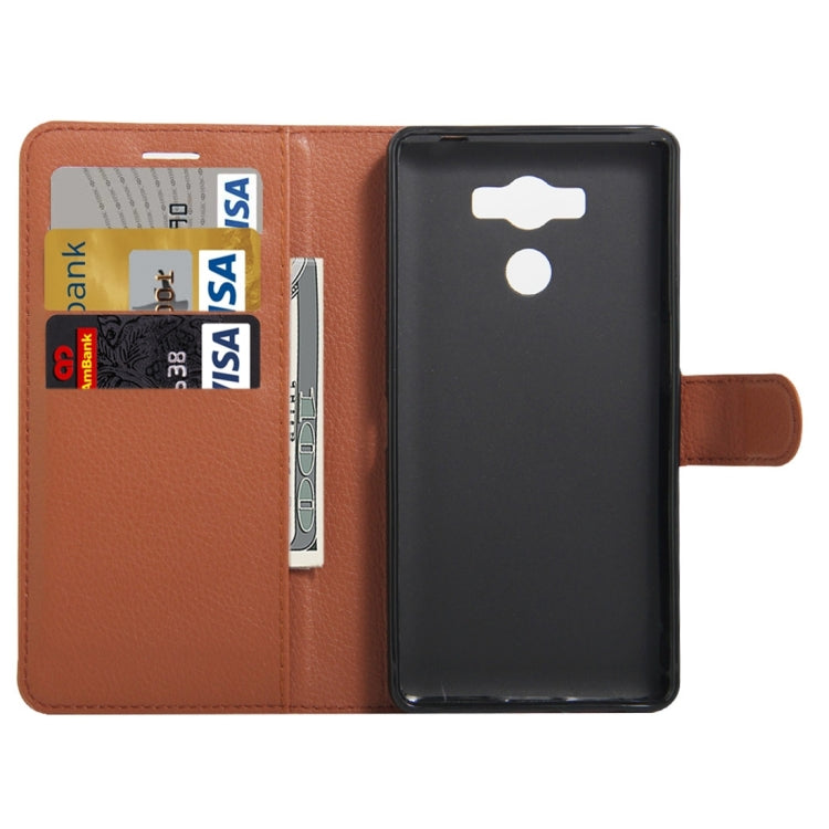 For Elephone  P9000 Litchi Texture Horizontal Flip Leather Case with Magnetic Buckle & Holder & Card Slots & Wallet