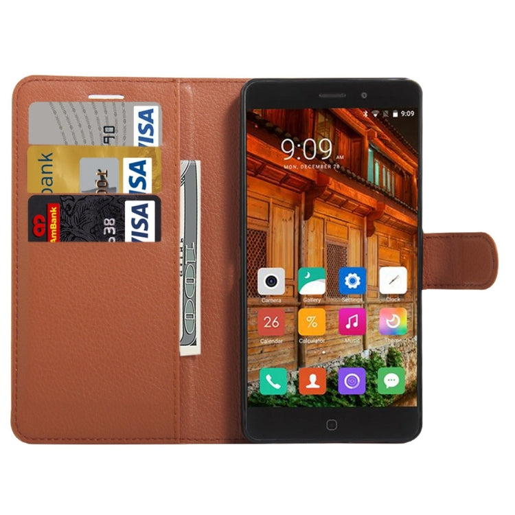 For Elephone  P9000 Litchi Texture Horizontal Flip Leather Case with Magnetic Buckle & Holder & Card Slots & Wallet