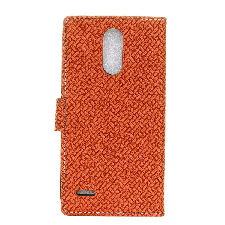 For LG Stylo 3 Knit Texture Horizontal Flip Leather Case with Holder & Card Slots & Wallet & Photo Frame