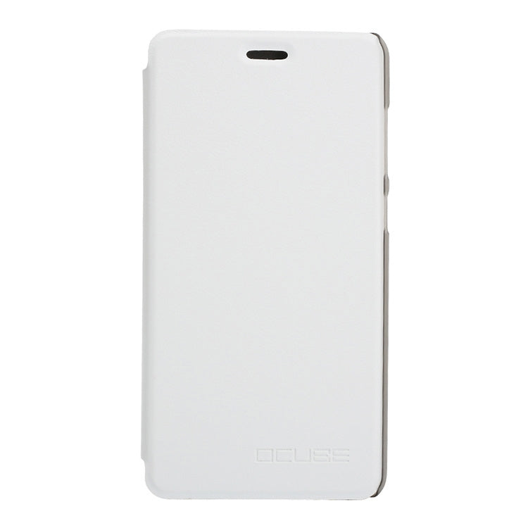 OCUBE for Vernee M5 Spring Texture Horizontal Flip Leather Case with Holder (White)