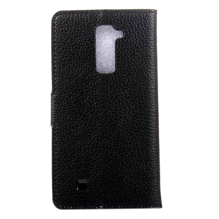 For LG K8 Litchi Texture Horizontal Flip Leather Case with Magnetic Buckle & Holder & Card Slots & Wallet