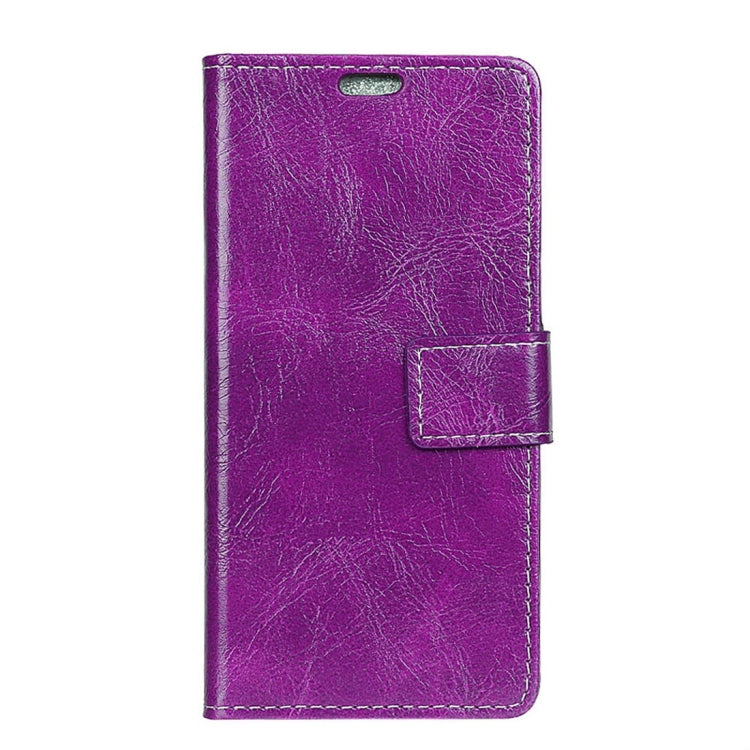 For Motorola Moto X4 Crazy Horse Texture Horizontal Flip Shockproof Protective Leather Case with Holder