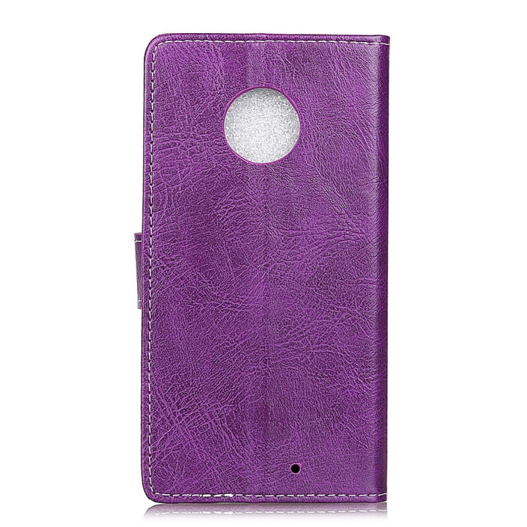 For Motorola Moto X4 Crazy Horse Texture Horizontal Flip Shockproof Protective Leather Case with Holder