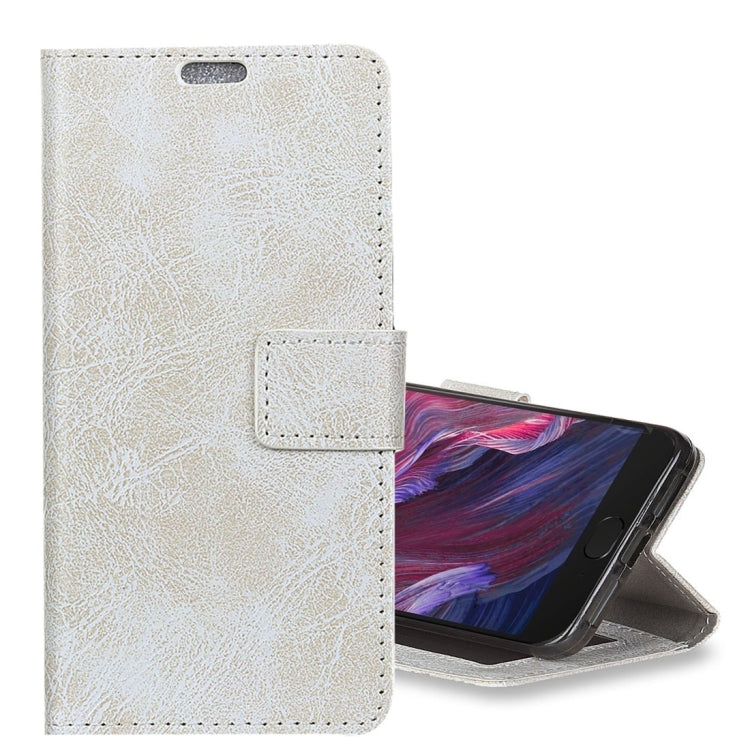 For Motorola Moto X4 Crazy Horse Texture Horizontal Flip Shockproof Protective Leather Case with Holder