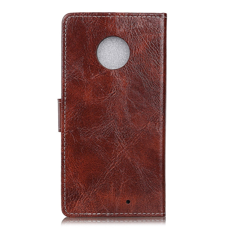 For Motorola Moto X4 Crazy Horse Texture Horizontal Flip Shockproof Protective Leather Case with Holder