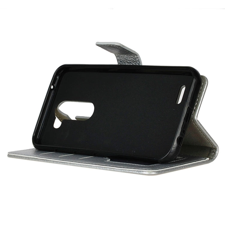 For LG X Mach Litchi Texture Horizontal Flip Leather Case with Holder & Card Slots & Wallet & Photo Frame